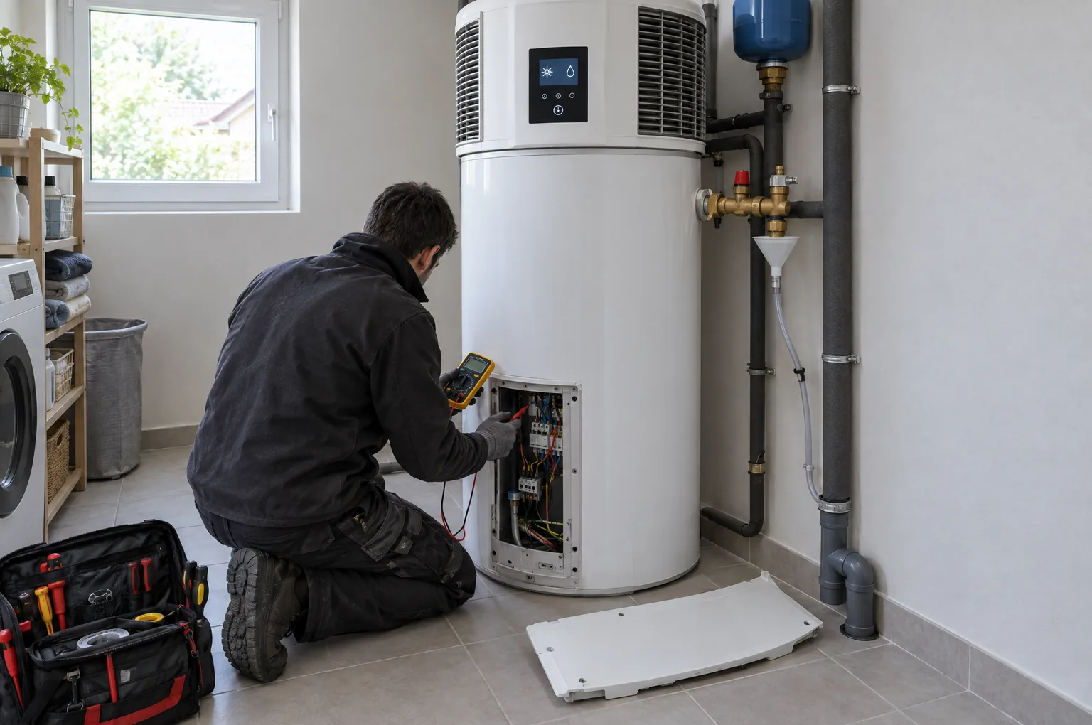 Dépannage d'un chauffe-eau thermodynamique Atlantic : diagnostic, SAV et prix 2026