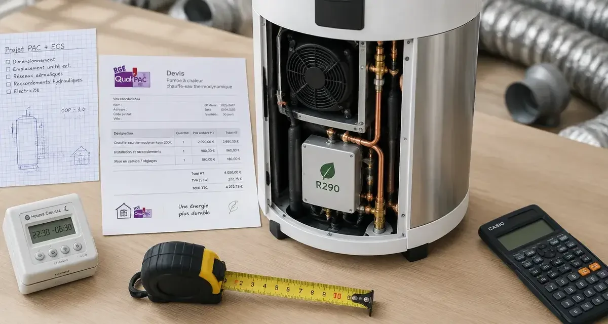 Chauffe-eau thermodynamique Auer : 3 points de contrôle pour éviter le surcoût