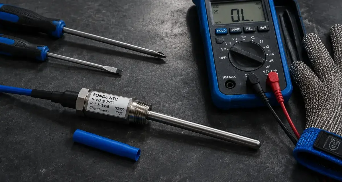 Sonde de chauffe-eau thermodynamique : comment diagnostiquer et remplacer la pièce sans erreur