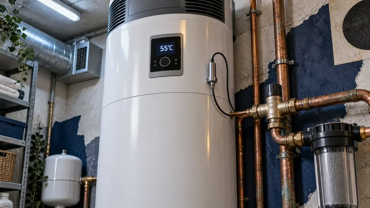 Température d’un chauffe-eau thermodynamique : 55 °C au quotidien, 60 °C seulement au besoin