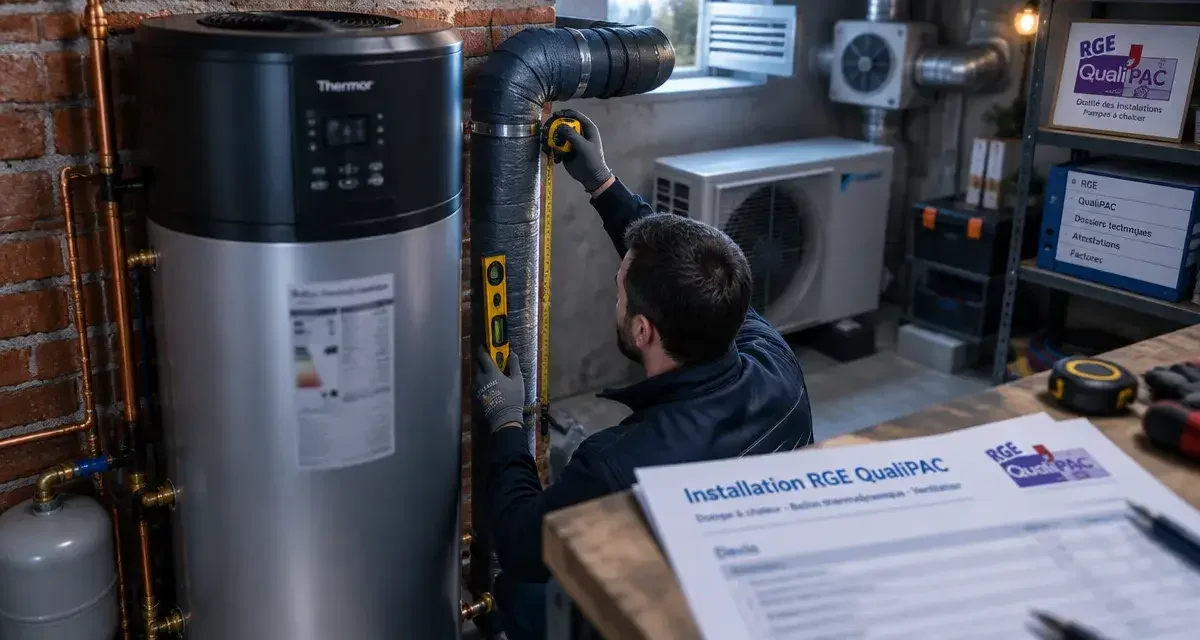 Chauffe-eau thermodynamique Sauter : les 3 règles de pose dont dépendent les économies