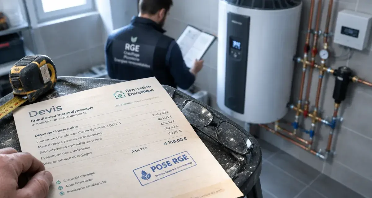 Chauffe-eau thermodynamique Thaleos : Fiabilité, prix et les erreurs de pose qui coûtent cher