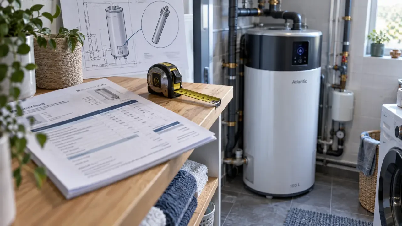 Chauffe-eau thermodynamique 100 litres : 20 m³ d'air et 3 règles pour réussir votre installation