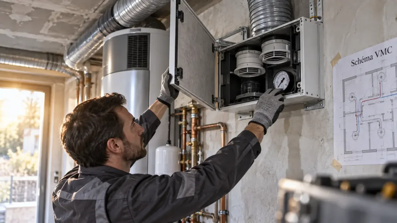 Le chauffe-eau thermodynamique VMC récupère l’air extrait, à condition de soigner le réseau