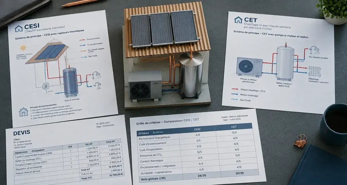 Chauffe-eau solaire ou thermodynamique : toiture exploitable ou local adapté ?
