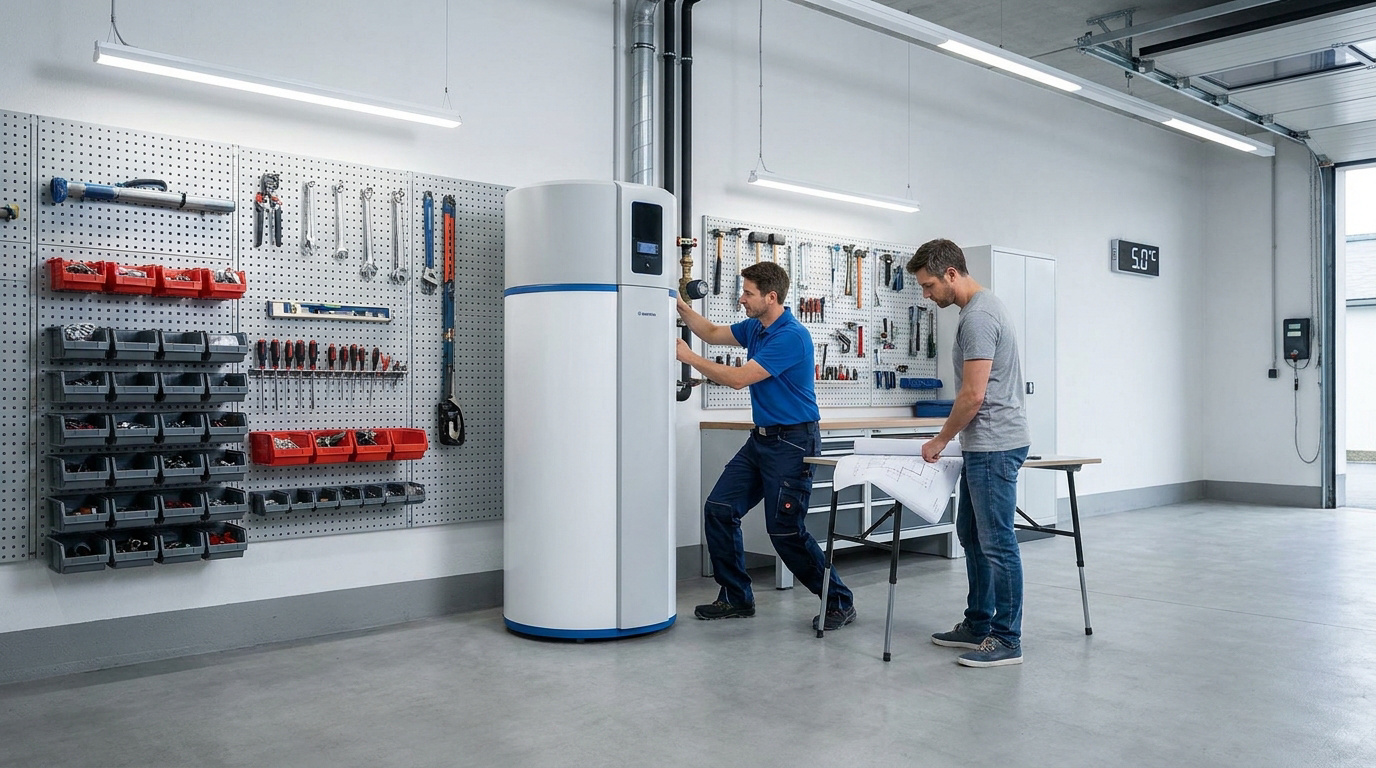 Installation d'un chauffe-eau thermodynamique : local, raccords, devis